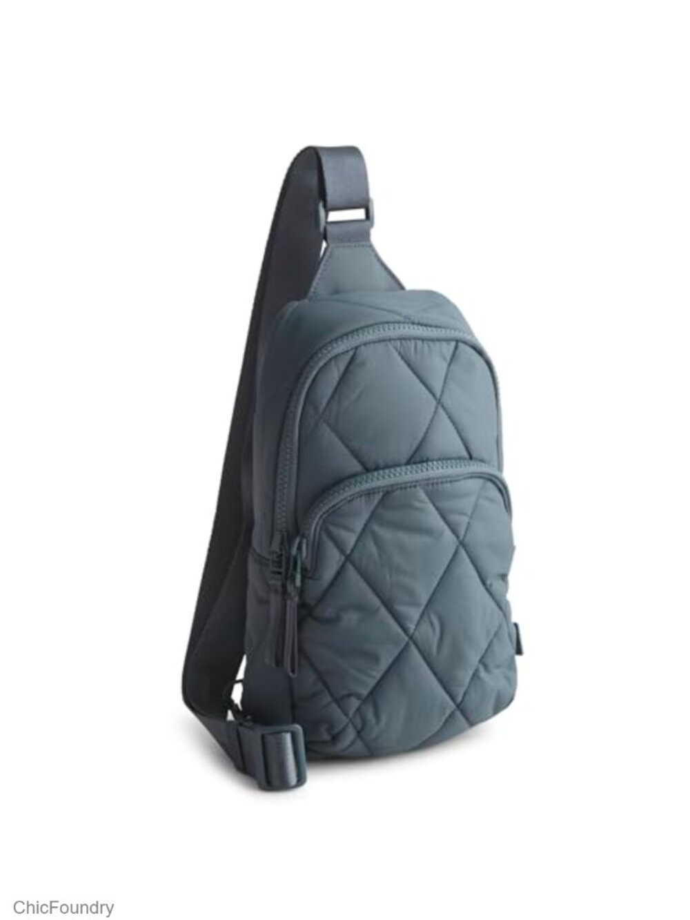 Water Resistant Recycled Nylon Sling Backpack for Travel Work